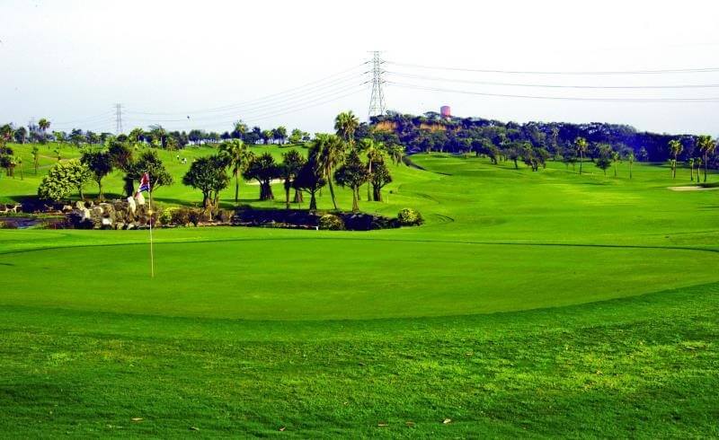 rolling green fairways of the Hsing-Fu Golf Club