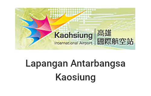 logo and name of Kaohsiung International Airport in Taiwan