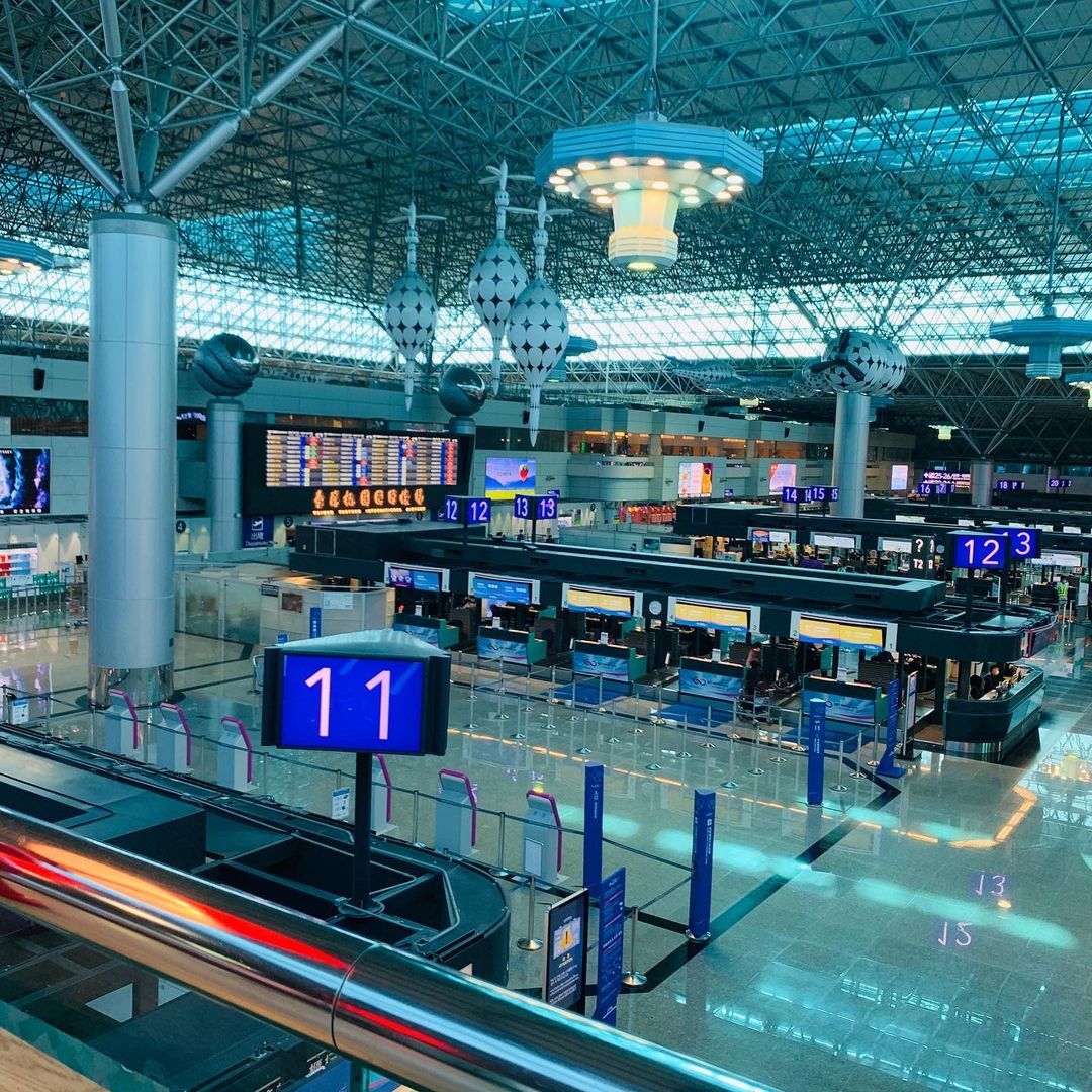 Spacious Airport Terminal