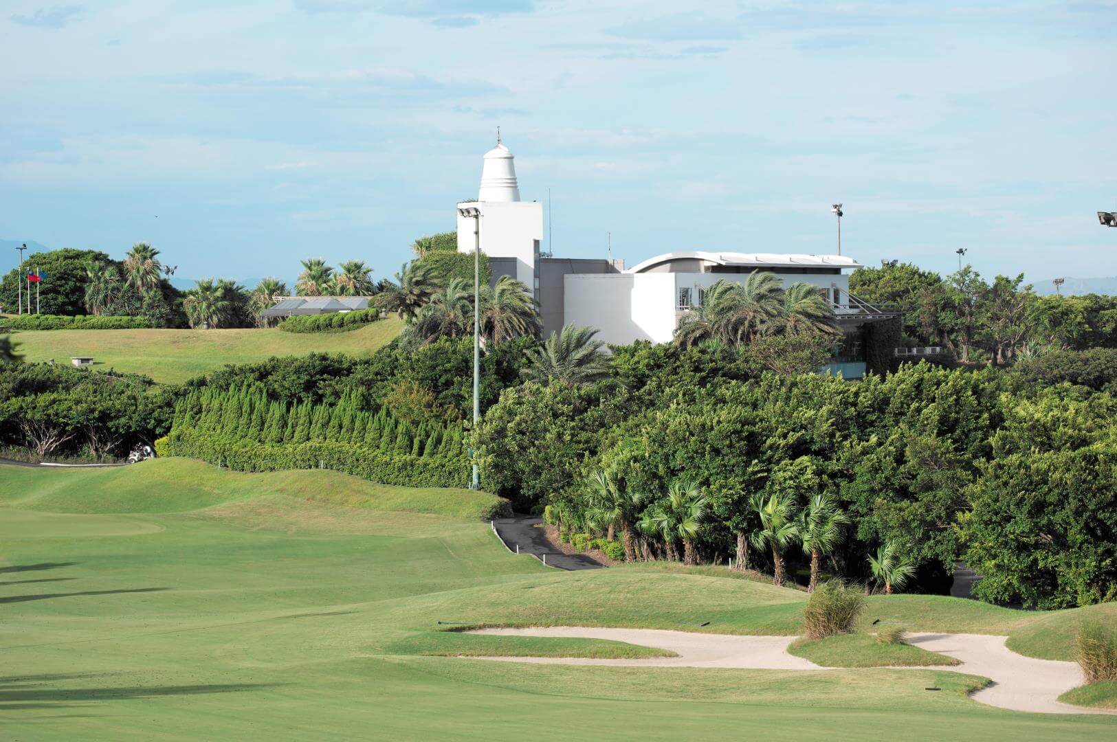Golf Club White Buidling